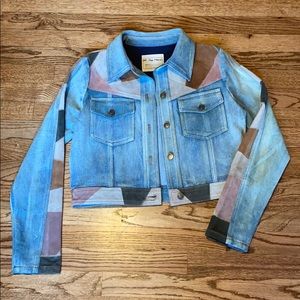 We The Free Suede & Denim Jacket